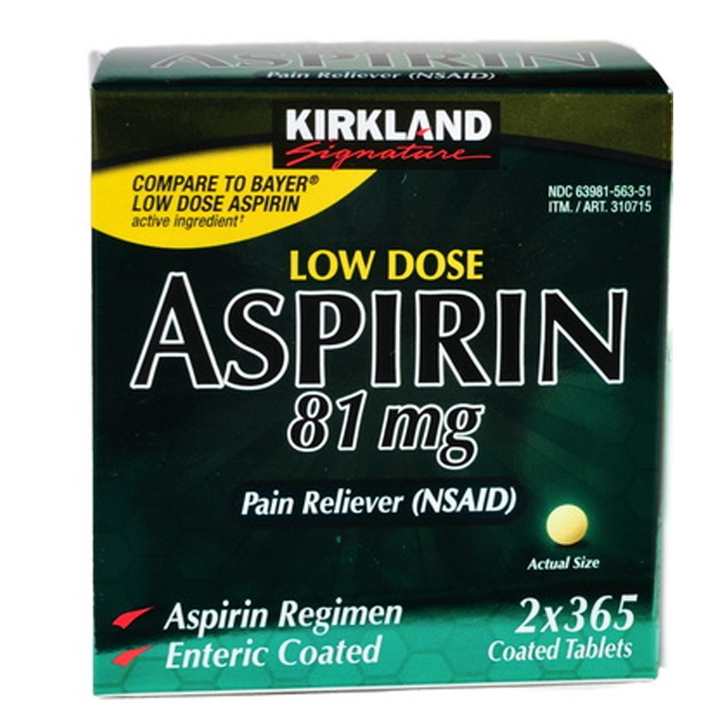柯克兰 Kirkland 膳食补充剂kirkland柯克兰低含量阿司匹林肠溶片81mg 365粒 2瓶装 价格图片品牌报价 苏宁易购美货通海外专营店