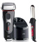 德国博朗(Braun) 剃须刀5090CC 护发卷发棒EC2(同款CU750) 德国工艺 原装进口 七夕组合套餐