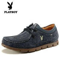 PLAYBOY花花公子男士新款休闲鞋潮流男鞋低帮鞋套脚日常休闲鞋板鞋CX35138