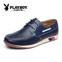 花花公子男鞋2016新款春季潮流板鞋子英伦时尚男士驾车鞋休闲鞋 豆豆鞋CX37025