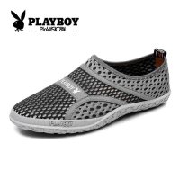 花花公子夏季新款网面休闲鞋男鞋透气凉鞋CX37055