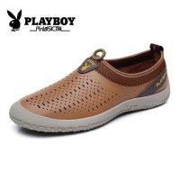花花公子春夏季男鞋网布鞋超轻透气网面男士休闲鞋子套脚单鞋cx37053