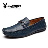 花花公子2016春季新款男鞋英伦休闲鞋懒人鞋男士皮鞋潮男式豆豆鞋CX37126