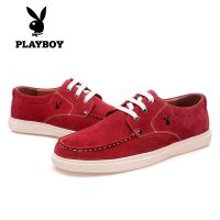 花花公子 男鞋 2015四季款百搭休闲鞋 英伦手工韩版男士休闲鞋 板鞋 男CX336201
