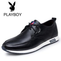 花花公子（PLAYBOY) 商务休闲鞋 英伦男鞋 新款 头层牛皮 皮鞋 2153-323542