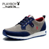 花花公子 男士 板鞋 帆布鞋 透气运动 休闲鞋 男鞋CX237605
