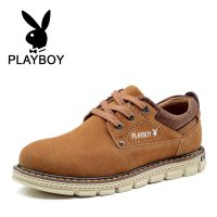 花花公子 男鞋低帮工装鞋新款英伦时尚休闲户外鞋男潮流板鞋 CX237127