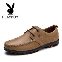 花花公子 时尚男鞋皮鞋新款商务休闲鞋CX37088