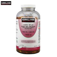 柯可蓝(Kirkland) 野生阿拉斯加三文鱼油 360粒 （大瓶装）加拿大进口