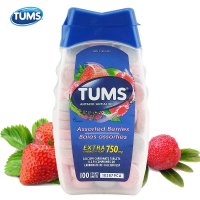 TUMS 孕妇抗胃酸咀嚼钙片 孕期补钙+抗呕吐反应/孕妇钙片 混合浆果味（单瓶装）海外直邮