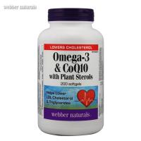 伟博(Webber Naturals) Omega-3&辅酶Q10软胶囊 200粒 加拿大进口