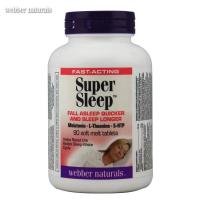 伟博(Webber Naturals) Super sleep睡眠褪黑素 90粒 加拿大原装进口