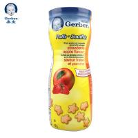 嘉宝(Gerber) 进口婴儿辅食 9个月+草莓和苹果口味全麦星星饼泡芙42g 宝宝零食