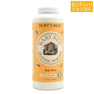[美国Burt's Bees小蜜蜂]宝宝痱子粉 婴儿爽身粉210g 美国原装进口