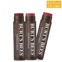 [美国Burt's Bees小蜜蜂] 涂鸦口红唇彩润唇膏 唇腮两用 孕妇可用 3支组合套装 红玫瑰+胭脂红+红豆沙