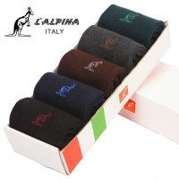 意大利袋鼠L'ALPINA袜子男士短袜 时尚商务男袜31216