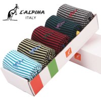 L'ALPINA袋鼠袜子棉袜透气防臭 时尚运动男袜31137礼盒