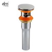 欧吉美 面盆下水器 翻版陶瓷洗脸盆下水 玻璃盆台上专用弹跳落水