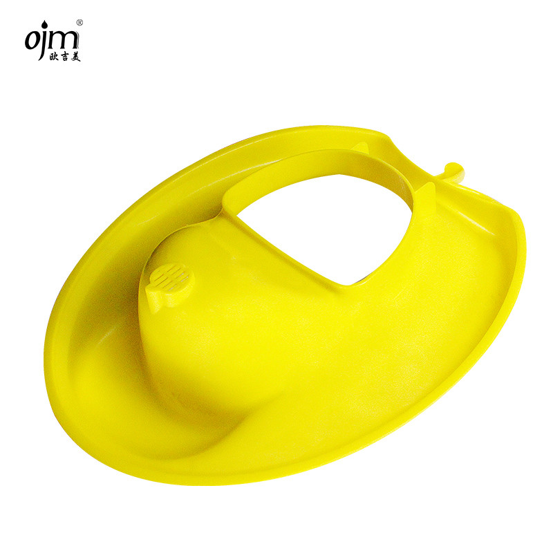 欧吉美 儿童马桶盖板 小孩小型马桶盖子 黄色红色塑料坐便器盖子高清大图