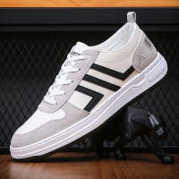 2022春季新款透气时尚休闲男鞋户外潮流百搭小白鞋板鞋