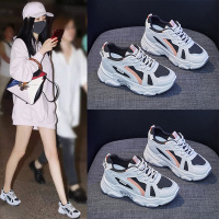 内老爹鞋女韩版2022春季新款透气运动鞋ins潮厚底休闲