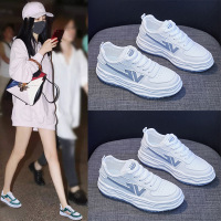 ins潮韩版小白鞋女2022春季新款厚底休闲鞋女运动板鞋