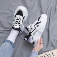 2022春季韩版百搭网红老爹鞋女ins潮休闲厚底