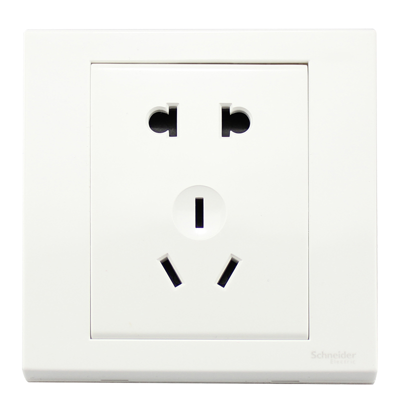 施耐德电气（Schneider Electric）如意系列 经典白 开关插座电源插座35只装优惠套餐