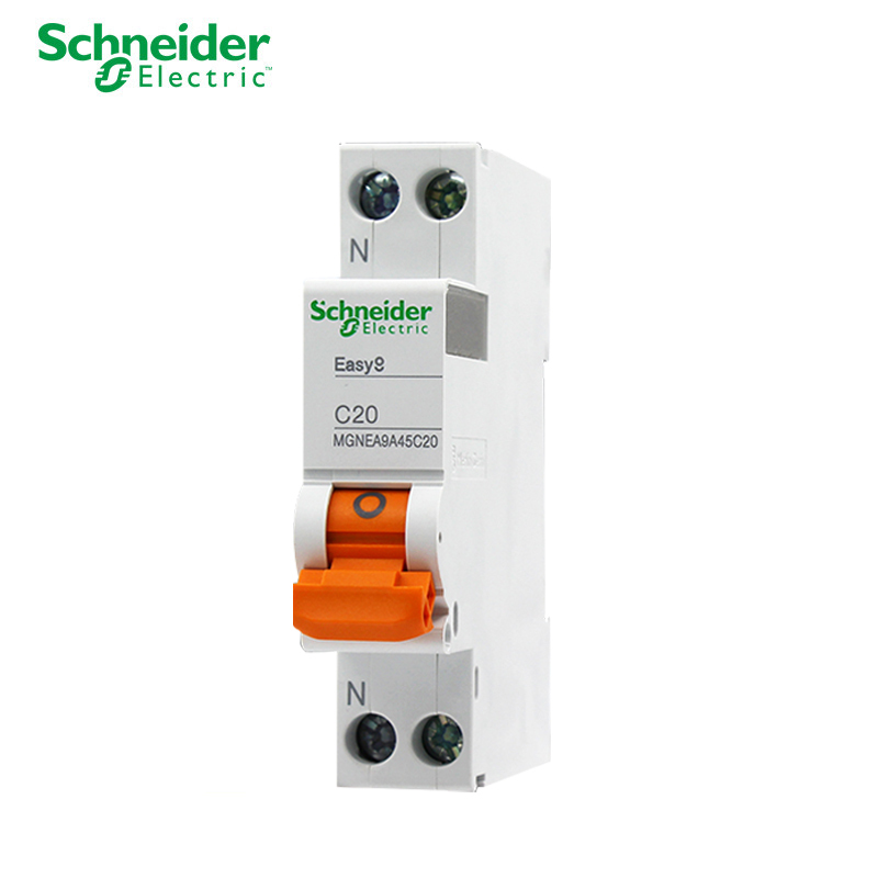 施耐德电气（Schneider Electric）家用空开E9系列1P+N 双进双出 DPN20A 空气开关
