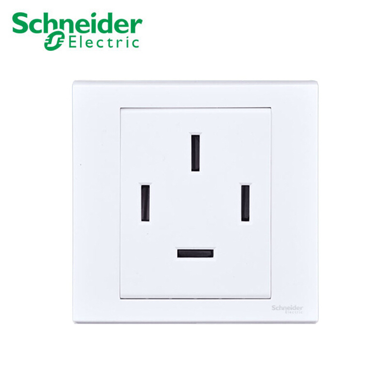 施耐德电气（Schneider Electric）开关插座 电源插座 86型 如意白 三相四线25A插座 墙壁电源