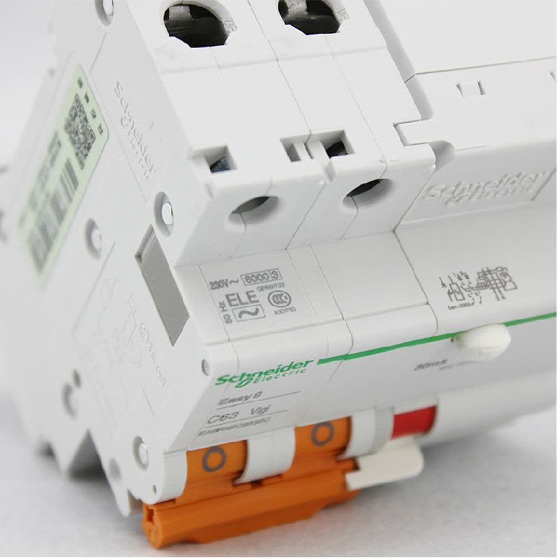 施耐德电气（Schneider Electric）漏电保护器 E9系列2P63A带漏保空气开关图片
