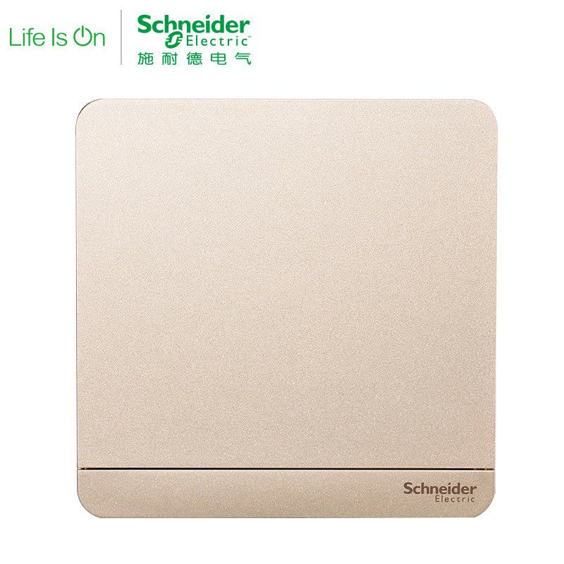 施耐德电气（Schneider Electric）绎尚系列薄暮金 五孔插座 墙壁电源 开关面板 电源插座86型图片