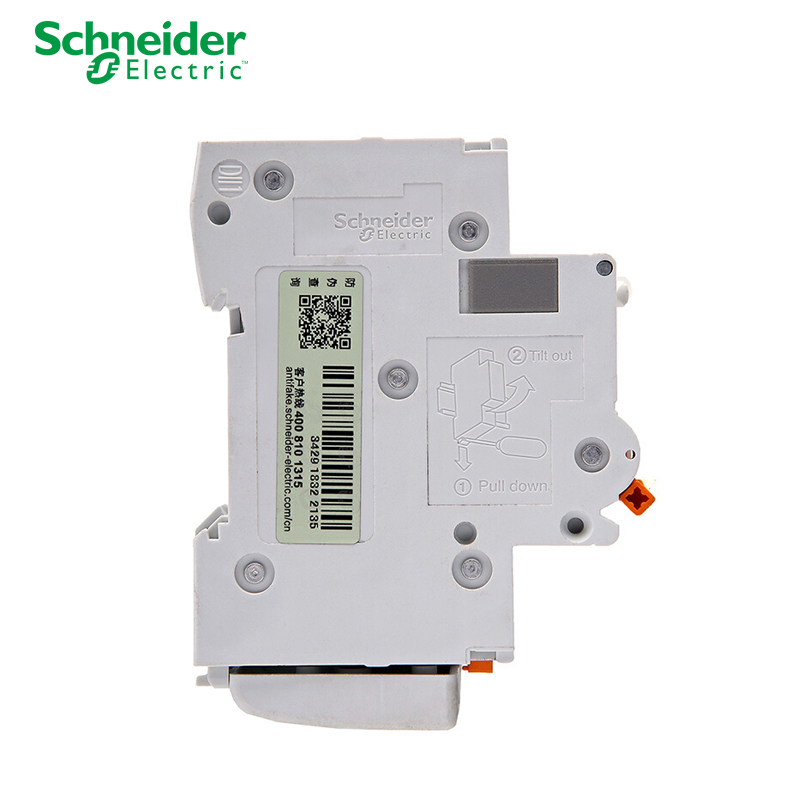 施耐德电气（Schneider Electric）漏电保护器 保护空开E9系列1P25A带漏保空气开关