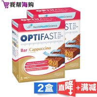 Optifast 低卡路里巧克力棒[6包x70g]×2盒 咖啡味 减肥零食 促进代谢 燃烧脂肪[海外购 澳洲原装直邮]