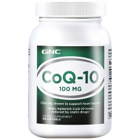 美国原装GNC健安喜辅酶Q10软胶囊coq10心脏保健100mg120粒