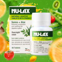 澳洲Nu-lax乐康膏片40粒乐康片天然果蔬纤维便携装原味芦荟