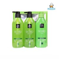 [鸡蛋城]韩国进口 爱茉莉美妆仙 清爽控油 镇定头皮 洗发护发套装 450ml