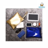 [鸡蛋城]韩国EVADA女包 纯色亮皮手包 手抓包