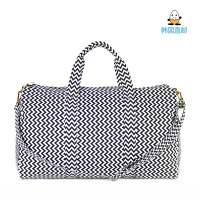 [鸡蛋城] 韩国THE BNG波浪条纹旅行包 单肩包 斜挎包 手提包 6812484