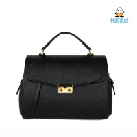 [鸡蛋城] 韩国THE BNG女士方包 皮革搭扣单肩包 斜挎包 手提包 6750502