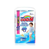 大王（GOO.N）拉拉裤XL50片尿不湿 日本进口超薄透气加大号男宝宝纸尿片