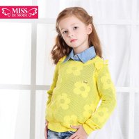 绿盒子摩登小姐蝴蝶结毛衣 秋装QC508037