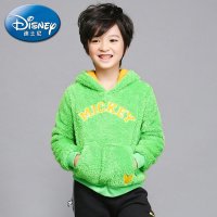 绿盒子迪士尼男女童珊瑚绒休闲卫衣 秋冬新款KQ538006