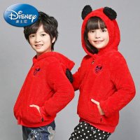 绿盒子童装 迪士尼男女童珊瑚绒拉链外套 秋冬新款KQ520002