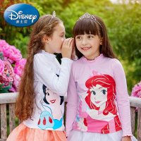 绿盒子童装迪士尼女童公高领印花T恤 秋冬新款 RD502003
