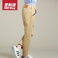 绿盒子童装爱制造男童 简约霸气变形金刚儿童梭织长裤 秋冬新款MQ529146