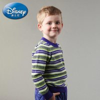 绿盒子童装迪士尼男童优雅条纹毛衣秋冬新款 PD508003