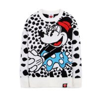 迪士尼正品 迪士尼米妮时尚潮范儿 米妮女童时尚潮范儿毛衣秋冬新款ND508001