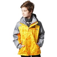 迪士尼正品 迪士尼漫威 男童印花撞色户外冲锋衣外套 秋冬新款SD501001