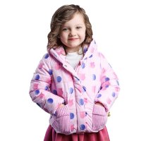 迪士尼正品 迪士尼维尼 女童收下摆尖角帽精致棉服PD511012